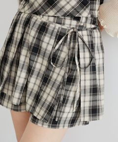 MAJESTIC LEGON / マジェスティックレゴン ショート・ハーフ・半端丈パンツ | プリーツデザインショートパンツ