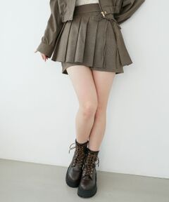 MAJESTIC LEGON / マジェスティックレゴン ショート・ハーフ・半端丈パンツ | プリーツデザインショートパンツ