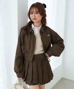 MAJESTIC LEGON / マジェスティックレゴン ショート・ハーフ・半端丈パンツ | プリーツデザインショートパンツ