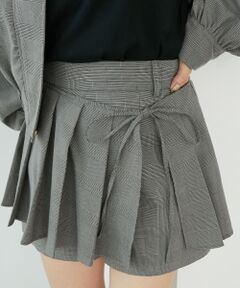 MAJESTIC LEGON / マジェスティックレゴン ショート・ハーフ・半端丈パンツ | プリーツデザインショートパンツ