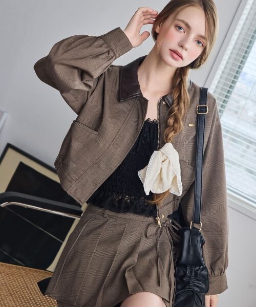 MAJESTIC LEGON / マジェスティックレゴン ショート・ハーフ・半端丈パンツ | プリーツデザインショートパンツ | 詳細11