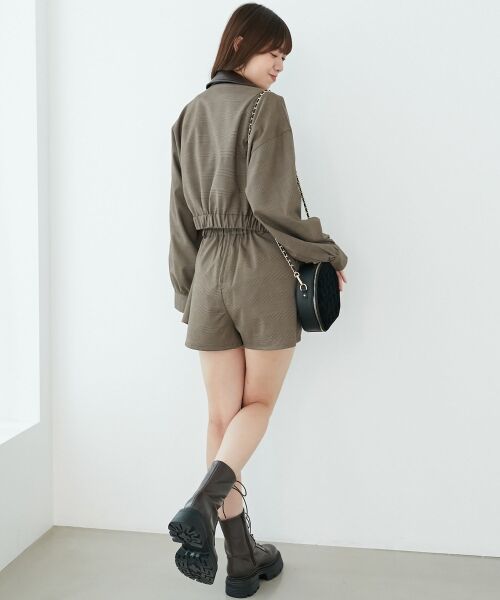 MAJESTIC LEGON / マジェスティックレゴン ショート・ハーフ・半端丈パンツ | プリーツデザインショートパンツ | 詳細15