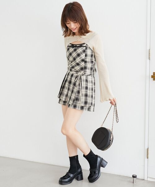 MAJESTIC LEGON / マジェスティックレゴン ショート・ハーフ・半端丈パンツ | プリーツデザインショートパンツ | 詳細2