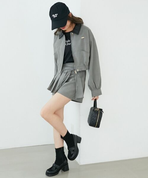 MAJESTIC LEGON / マジェスティックレゴン ショート・ハーフ・半端丈パンツ | プリーツデザインショートパンツ | 詳細29