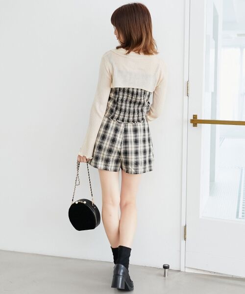 MAJESTIC LEGON / マジェスティックレゴン ショート・ハーフ・半端丈パンツ | プリーツデザインショートパンツ | 詳細3