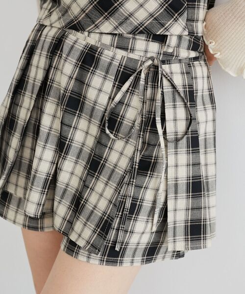 MAJESTIC LEGON / マジェスティックレゴン ショート・ハーフ・半端丈パンツ | プリーツデザインショートパンツ | 詳細7