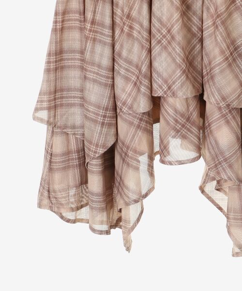 MAJESTIC LEGON / マジェスティックレゴン ミニ丈・ひざ丈ワンピース | イレヘムティアードミニキャミワンピ | 詳細29