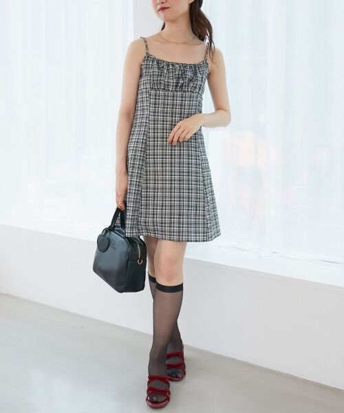 MAJESTIC LEGON / マジェスティックレゴン ミニ丈・ひざ丈ワンピース | チュールボレロセットミニキャミワンピ | 詳細10