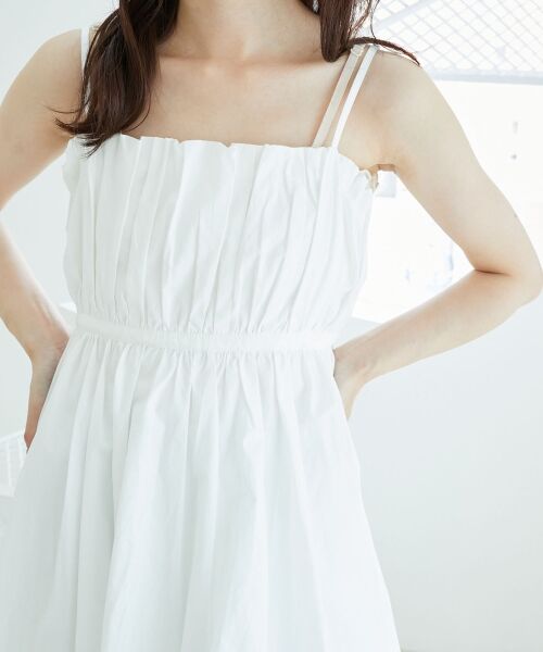 MAJESTIC LEGON / マジェスティックレゴン ミニ丈・ひざ丈ワンピース | カーデ×バルーンキャミワンピセット | 詳細19