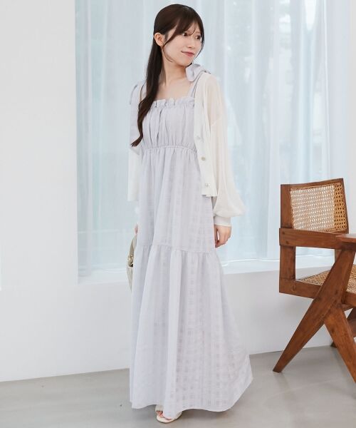 MAJESTIC LEGON / マジェスティックレゴン ミニ丈・ひざ丈ワンピース | 肩リボンキャミワンピース | 詳細21