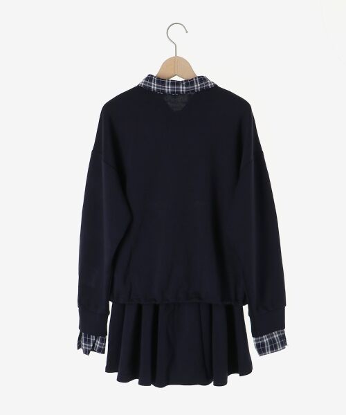 MAJESTIC LEGON / マジェスティックレゴン ミニ丈・ひざ丈ワンピース | レイヤード風スウェットセットアップ | 詳細29