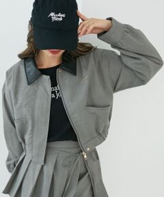 MAJESTIC LEGON / マジェスティックレゴン ブルゾン | 襟付きショートブルゾン