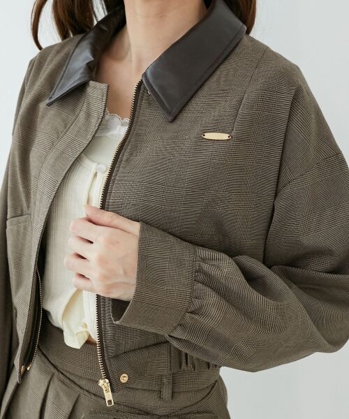 MAJESTIC LEGON / マジェスティックレゴン ブルゾン | 襟付きショートブルゾン | 詳細12