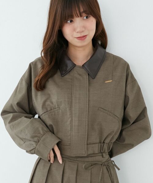 MAJESTIC LEGON / マジェスティックレゴン ブルゾン | 襟付きショートブルゾン | 詳細13