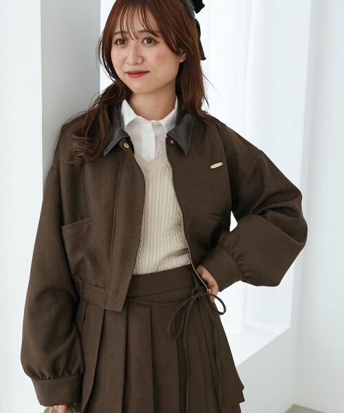 MAJESTIC LEGON / マジェスティックレゴン ブルゾン | 襟付きショートブルゾン | 詳細17