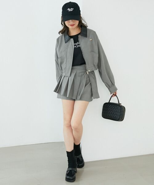 MAJESTIC LEGON / マジェスティックレゴン ブルゾン | 襟付きショートブルゾン | 詳細21