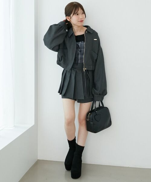 MAJESTIC LEGON / マジェスティックレゴン ブルゾン | 襟付きショートブルゾン | 詳細29