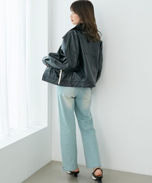 MAJESTIC LEGON / マジェスティックレゴン ブルゾン | 2wayリボンステンカラーブルゾン | 詳細28