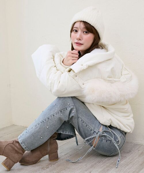 MAJESTIC LEGON / マジェスティックレゴン ブルゾン | ∞2way中綿フードブルゾン | 詳細10