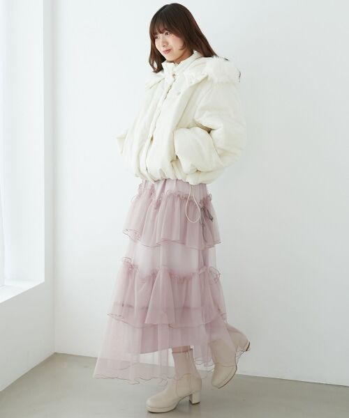 MAJESTIC LEGON / マジェスティックレゴン ブルゾン | 2way中綿フードブルゾン | 詳細21