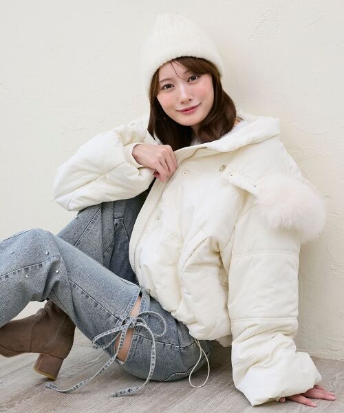 MAJESTIC LEGON / マジェスティックレゴン ブルゾン | 2way中綿フードブルゾン | 詳細9