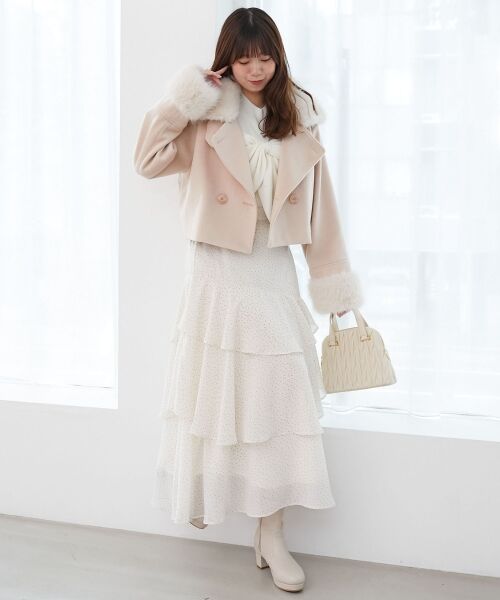 MAJESTIC LEGON / マジェスティックレゴン その他アウター | ∞マルチwayフェイクファー付ショートコート | 詳細14