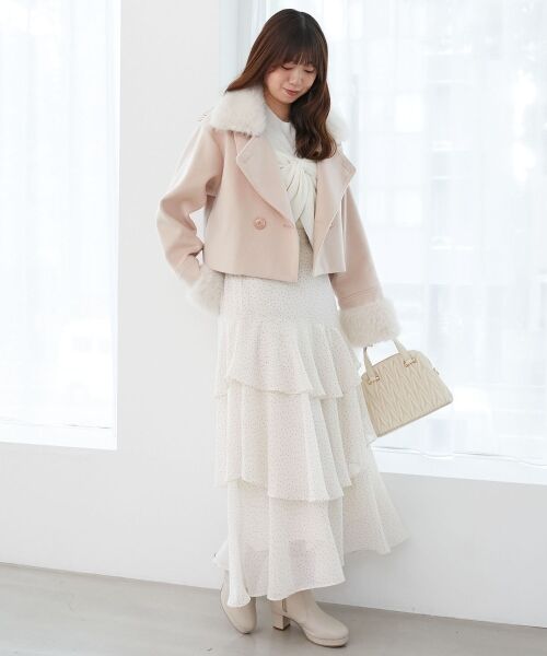 MAJESTIC LEGON / マジェスティックレゴン その他アウター | ∞マルチwayフェイクファー付ショートコート | 詳細15