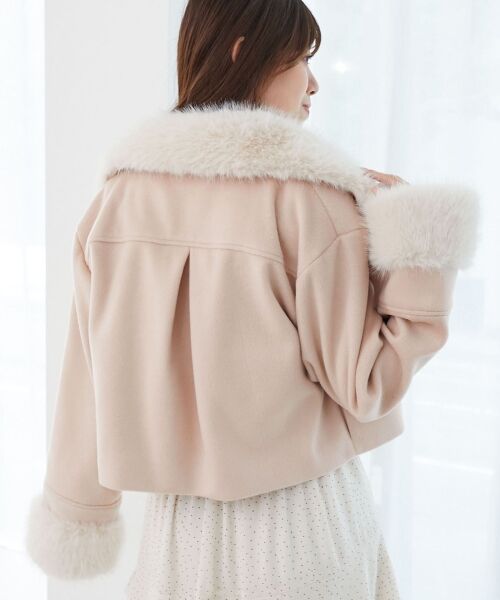 MAJESTIC LEGON / マジェスティックレゴン その他アウター | ∞マルチwayフェイクファー付ショートコート | 詳細19