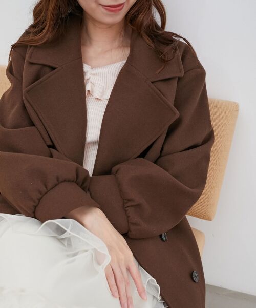 MAJESTIC LEGON / マジェスティックレゴン その他アウター | レディロングチェスターコート | 詳細18