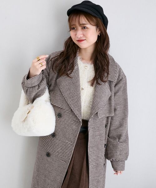 MAJESTIC LEGON / マジェスティックレゴン その他アウター | レディロングチェスターコート | 詳細19