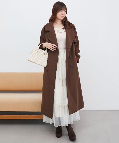 MAJESTIC LEGON / マジェスティックレゴン その他アウター | レディロングチェスターコート | 詳細12