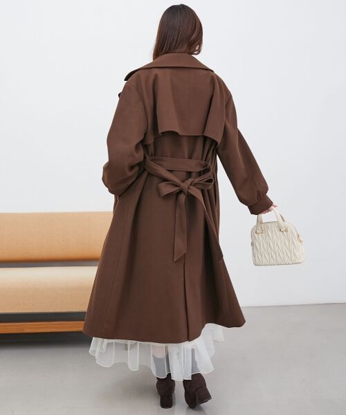 MAJESTIC LEGON / マジェスティックレゴン その他アウター | レディロングチェスターコート | 詳細14