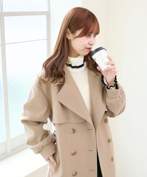 MAJESTIC LEGON / マジェスティックレゴン その他アウター | レディロングチェスターコート | 詳細2