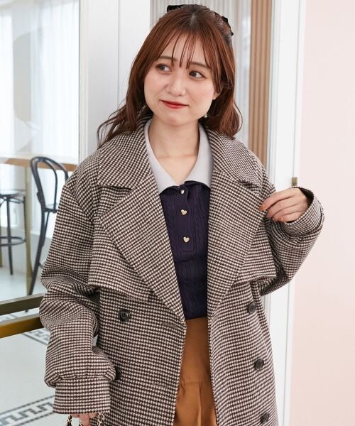 MAJESTIC LEGON / マジェスティックレゴン その他アウター | レディロングチェスターコート | 詳細25