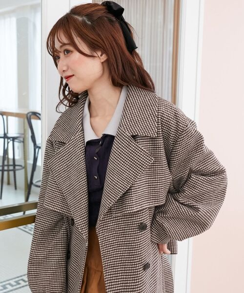 MAJESTIC LEGON / マジェスティックレゴン その他アウター | レディロングチェスターコート | 詳細26