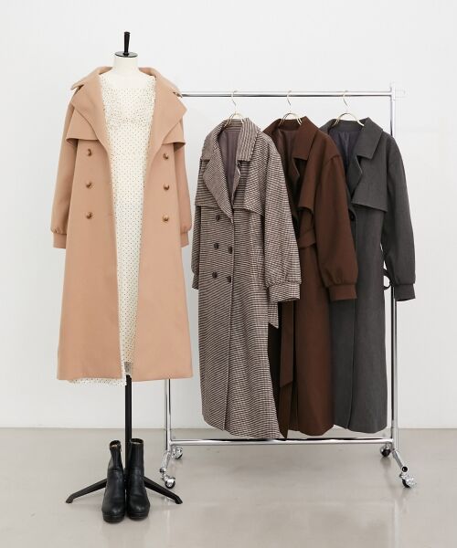 MAJESTIC LEGON / マジェスティックレゴン その他アウター | レディロングチェスターコート | 詳細3