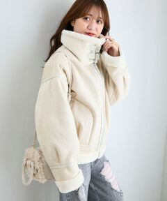 MAJESTIC LEGON / マジェスティックレゴン ブルゾン | オーバーサイズボアブルゾン