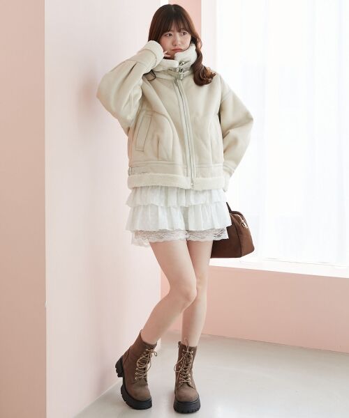 MAJESTIC LEGON / マジェスティックレゴン ブルゾン | オーバーサイズボアブルゾン | 詳細11