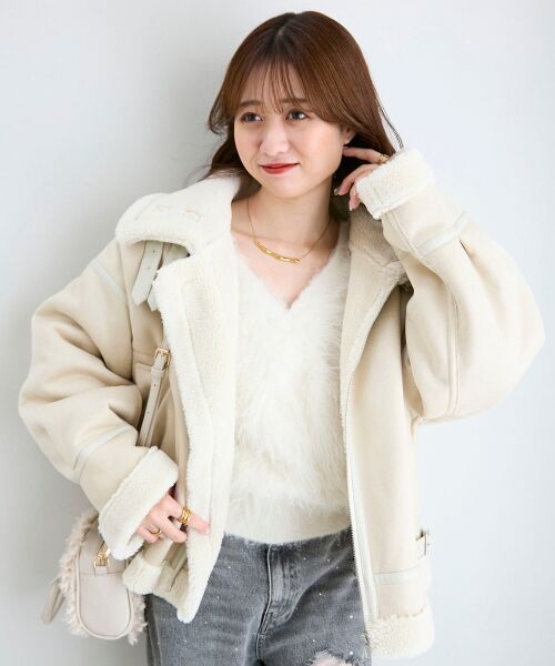 MAJESTIC LEGON / マジェスティックレゴン ブルゾン | オーバーサイズボアブルゾン | 詳細4