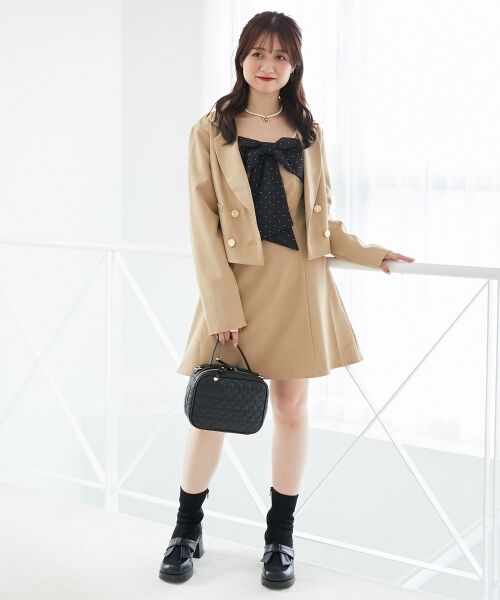 MAJESTIC LEGON / マジェスティックレゴン ブーツ(ショート丈) | リボンローファーコンビブーツ | 詳細19