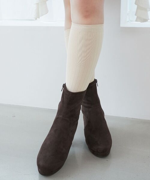 MAJESTIC LEGON / マジェスティックレゴン ブーツ(ショート丈) | ☆フカフカヒールストレッチブーツ | 詳細18