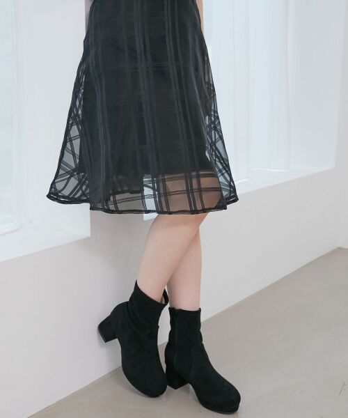 MAJESTIC LEGON / マジェスティックレゴン ブーツ(ショート丈) | ☆フカフカヒールストレッチブーツ | 詳細29