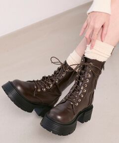 MAJESTIC LEGON / マジェスティックレゴン ブーツ（ショート丈） | タンクソールレースアップブーツ