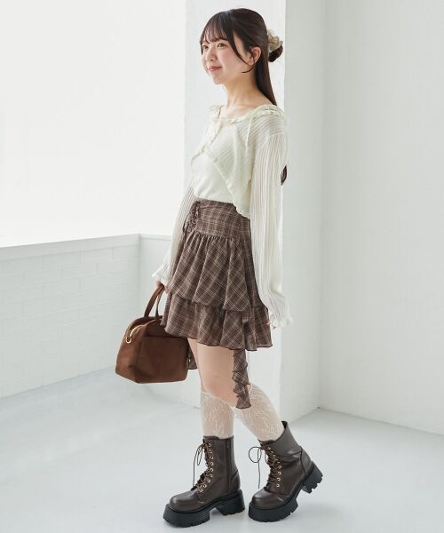 MAJESTIC LEGON / マジェスティックレゴン ブーツ(ショート丈) | タンクソールレースアップブーツ | 詳細13