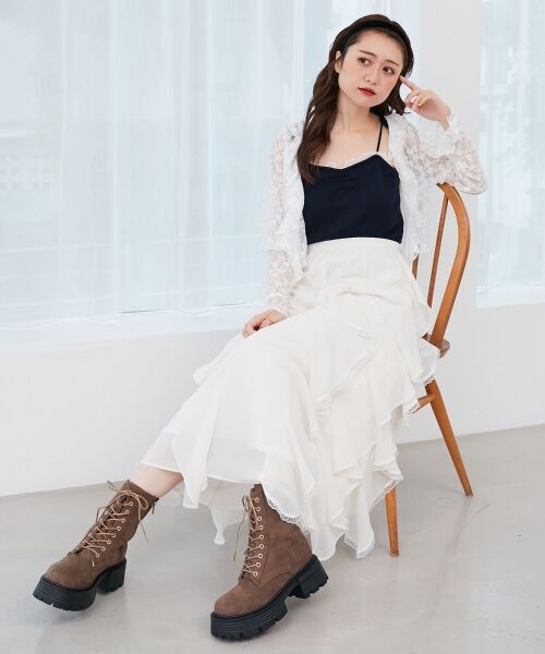 MAJESTIC LEGON / マジェスティックレゴン ブーツ(ショート丈) | タンクソールレースアップブーツ | 詳細2