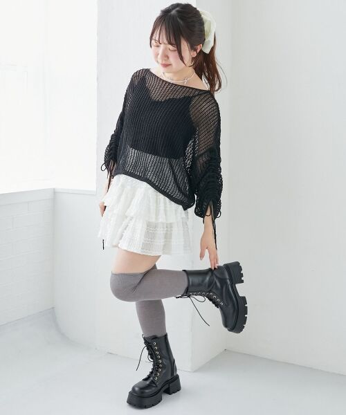 MAJESTIC LEGON / マジェスティックレゴン ブーツ(ショート丈) | タンクソールレースアップブーツ | 詳細23