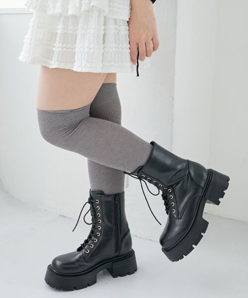 MAJESTIC LEGON / マジェスティックレゴン ブーツ(ショート丈) | タンクソールレースアップブーツ | 詳細24