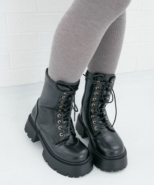 MAJESTIC LEGON / マジェスティックレゴン ブーツ(ショート丈) | タンクソールレースアップブーツ | 詳細27