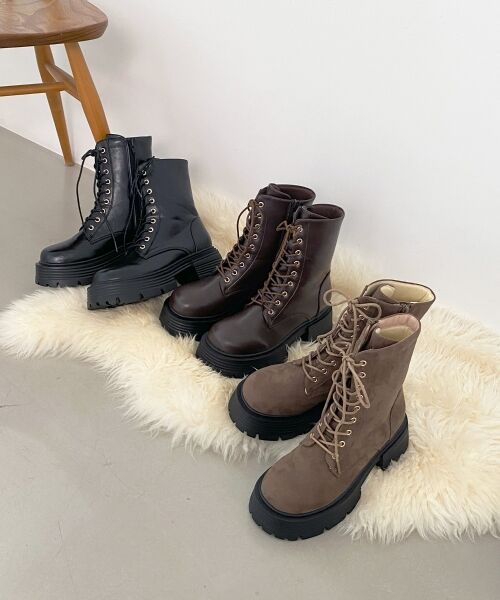 MAJESTIC LEGON / マジェスティックレゴン ブーツ(ショート丈) | タンクソールレースアップブーツ | 詳細30