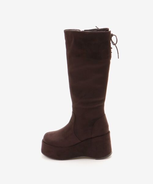MAJESTIC LEGON / マジェスティックレゴン ブーツ(ロング丈) | バックリボン厚底ロングブーツ | 詳細19